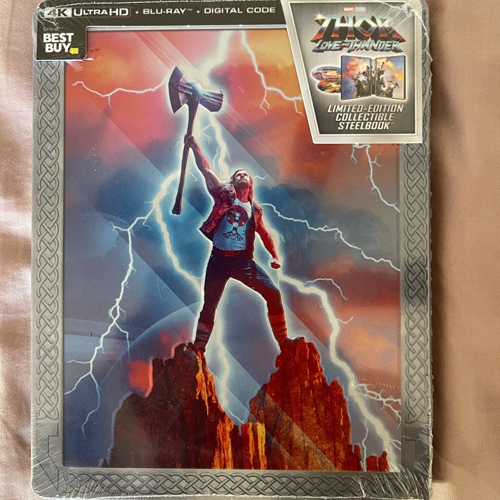 Thor: Love and Thunder Steelbook 4K and Blu-Ray